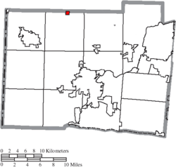 Location of Somerville in Butler County