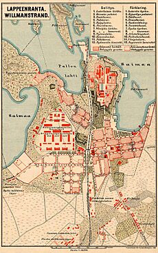 Map of Lappeenranta 1894