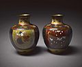 Matching Pair of Cloisonné Vases, c. 1800-1894
