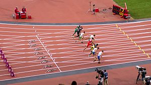 Men's 100m T13 Final, 2012 Paralympics