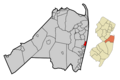 Monmouth County New Jersey Incorporated and Unincorporated areas Deal Highlighted