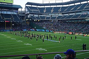 New York Guardians vs. Dallas Renegades 2020 19 (Langston University Marching Pride)