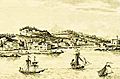 Old map Argostoli port