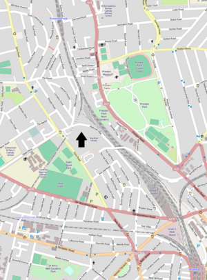 OpenStreetMap of Prestonville, Brighton