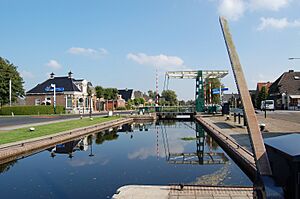 Lock in canal through Appelscha