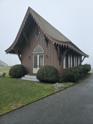 Original New York Yacht Club Building, Alexander Jackson Davis, 1845, Gothic Revival, Newport, RI