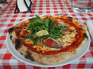 Pizza Frutti di Mare at Pizza Pronto
