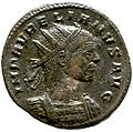 Radiate of Aurelian (YORYM 2001 9658) obverse
