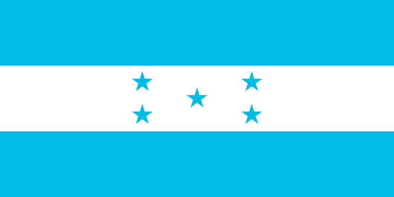 Real flag of Honduras