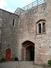 Rear of St Briavels Castle Gatehouse