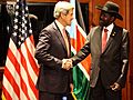 Secretary Kerry Meets With South Sudan President Kiir (3)