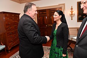 Secretary Pompeo meets with Romanian Vice Prime Minister Ana Birchall (28141802377)
