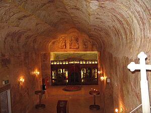Serbian Orthodox Church in Coober Pedy