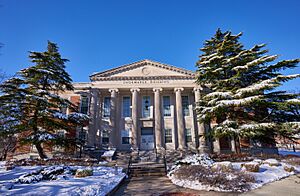 Shoemaker building snow University Maryland College Park