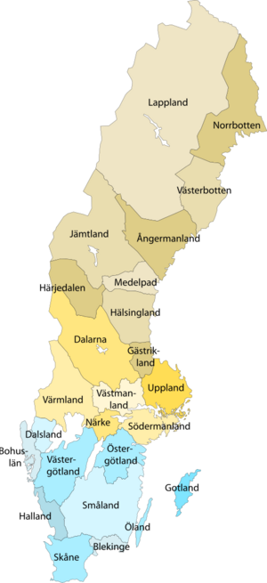 Sverigekarta-Landskap Text