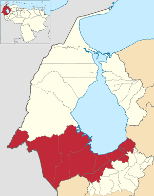 Approximate extent of Sur del Lago