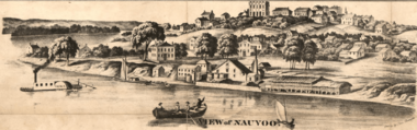 View of Nauvoo by John Schroede