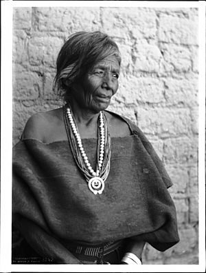 Wife of the great Navajo Chief Manuelito, the last chief of the Navajo, ca.1901 (CHS-3242)
