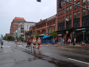 Women's Mile at the Adidas Boost Boston Games in 2019
