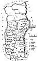 1938 map of interwar county Valcea