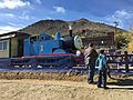 2015-10-30 13 47 02 A life-size replica of Thomas the Tank Engine on the Virginia and Truckee Railroad in Virginia City, Nevada