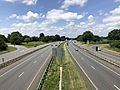 2019-07-10 11 52 50 View south along Interstate 81 from the overpass for Interstate 70 in Halfway, Washington County, Maryland