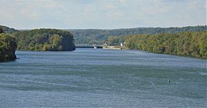 2020 Confluence of South Chuctanunda Creek and Lock E11 from Mohawk Valley Gateway Overlook