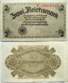 2 Reichsmark 1938-1945