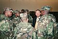 Artur Davis Visits Troops 2003