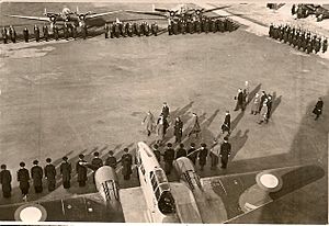 BA144 Ain-Arnat-Sétif Prise d-armes viste Weugand 1940