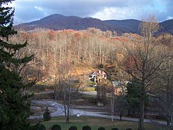 View from the Balsam Mountain Inn