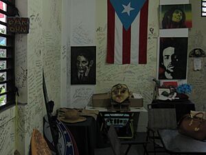 Bar in downtown Ciales, Puerto Rico next to Coffee Museum