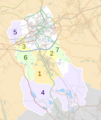 Blackburn with Darwen parishes map