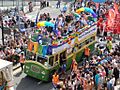 Brighton Pride 2014 bus (15045503485)