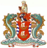 Coat of arms of Bangor, County Down.png