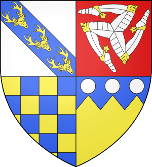 Coat of arms of Thomas Stanley, 2nd Baron Stanley, king of Mann