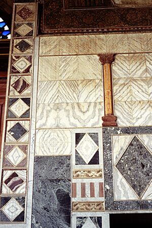 Damasco. Grande Moscea, opus sectile portico est - DecArch - 2-73