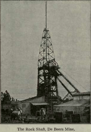 De Beers Mine shaft