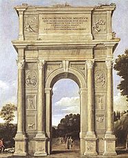 Domenichino - A Triumphal Arch of Allegories - WGA06409