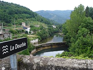 Dourbie river at Saint-Jean-du-Bruel