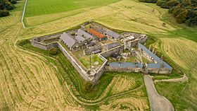 Aerial (drone) image of Magazine Fort