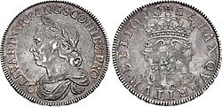 England, Commonwealth, Cromwelltaler 1658, CNG