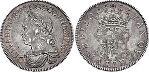 England, Commonwealth, Cromwelltaler 1658, CNG