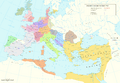 Europe and the Near East at 476 AD