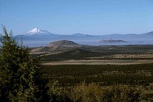 Expansive view of the Tule lake basin