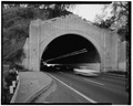 FIGUEROA STREET TUNNEL NO.1, NORTH PORTAL. LOOKING 208°SSW. - Figueroa Street Tunnels, Mileposts 24.90, 25.14, 25.28, and 25.37 on Arroyo Seco Parkway, Los Angeles, Los HAER CAL,19-LOSAN,83G-13