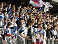 Faroese football supporters - Skansin - 13 June 2015