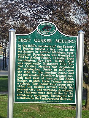First Quaker Meeting