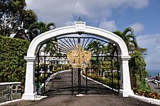 Gates of Government House, Castries