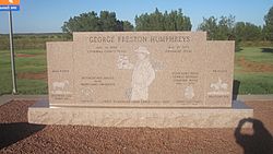 George Preston Humphreys monument, King Co., TX IMG 6229